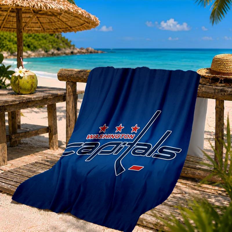 Washington Team Spirit Beach Towel Microfiber Beach Towel, Lightweight and Quick-Dry, for Summer Travel, Swimming Pool Fan Birthday Gift