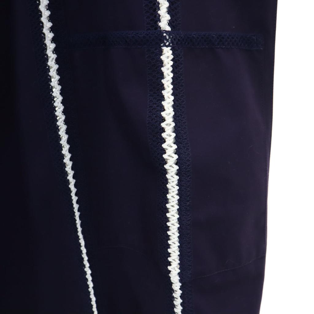 ISSEY MIYAKE made in Japan Stainless collar coat 3 Navy blue Women Used