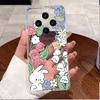 Case For Vivo X100 Transparent TPU Soft Cover For Vivo X100 Pro/X100s Pro Cute Little Panda Pattern Shockproof Couple Shell