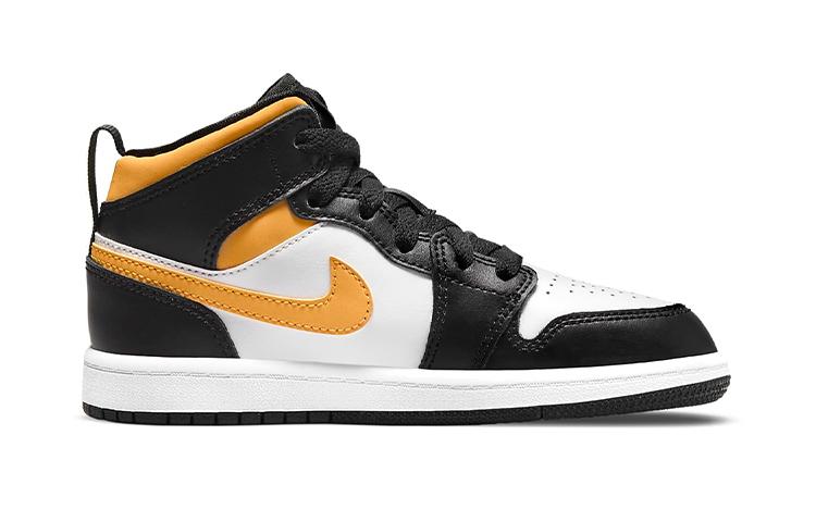 Jordan 1 Mid PS Black University Gold 640734-177