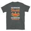 Celebrating Diwali Celebrating Happiness Hindu Short-Sleeve Unisex T-Shirt