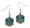 Harry Potter Slytherin Crest Drop Earrings