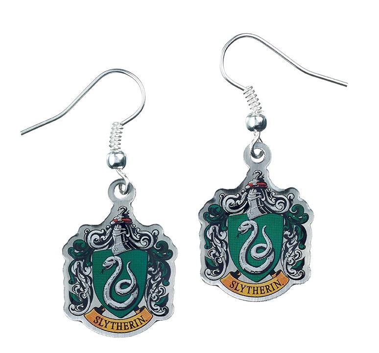 Harry Potter Slytherin Crest Drop Earrings