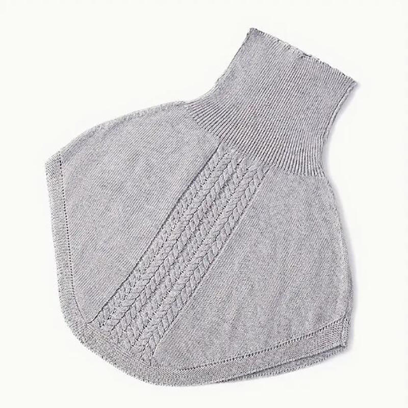 Women Wool Knitted Ring Scarf Winter Turtleneck Neckchief Warm Soft Cashmere Short Wraps Korea Fashion Fake Collar Girl