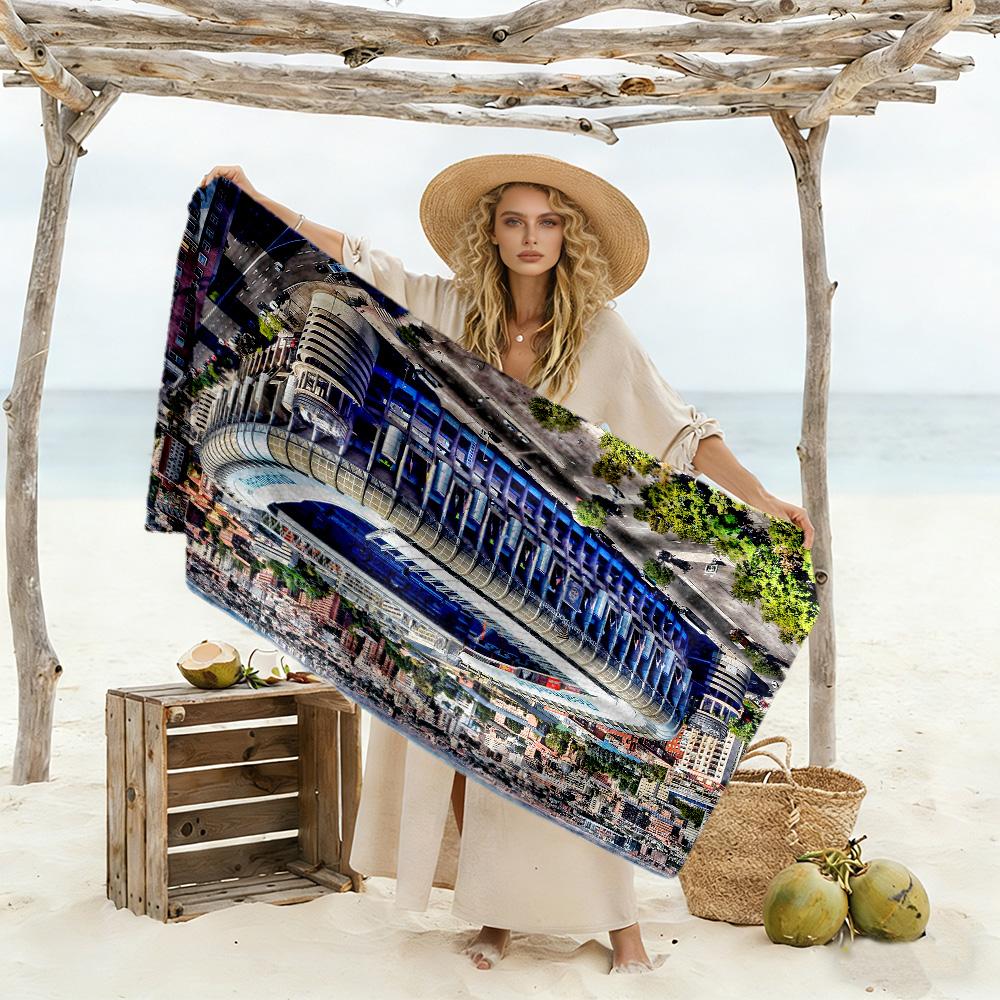 Chelsea Fc Player Action Beach Towel Quick-Dry Soft Microfiber Comfortable Lightweight
