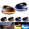 For VW Passat CC B7 Beetle Scirocco Jetta MK6 Flashing Water Rearview Side Dynamic Turn Signal Light Rearview Mirror Indicator