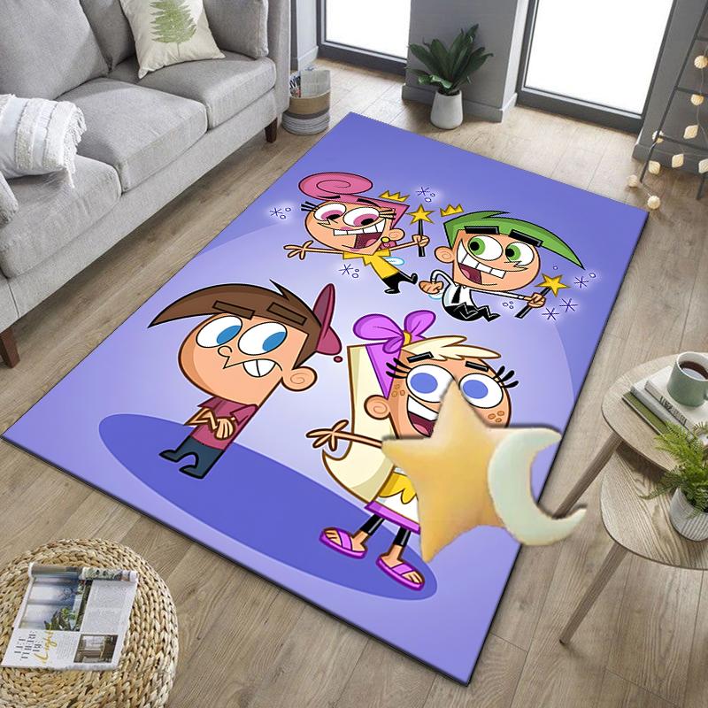 Magical Friendship Timmy Adventure Office Rug Chair Mat, Game Carpet, Suitable for Front Door, Bedroom, Living Room, Desk, Holiday Gift