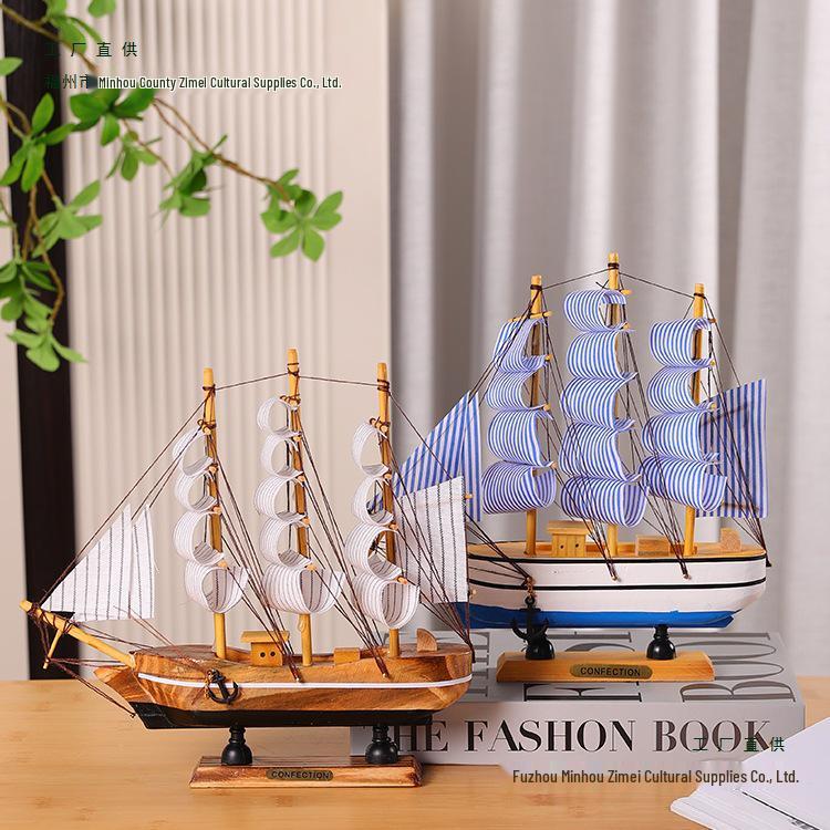 Segelboot Ornament - Modell für ruhige Fahrt zur Dekoration von Zuhause oder Büro