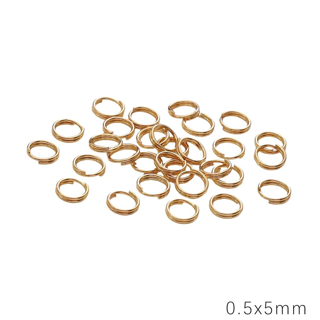 10-1000Pcs Stainless Steel Jump Rings Split Rings Connectors For DIY Jewelry Finding Making Accessories