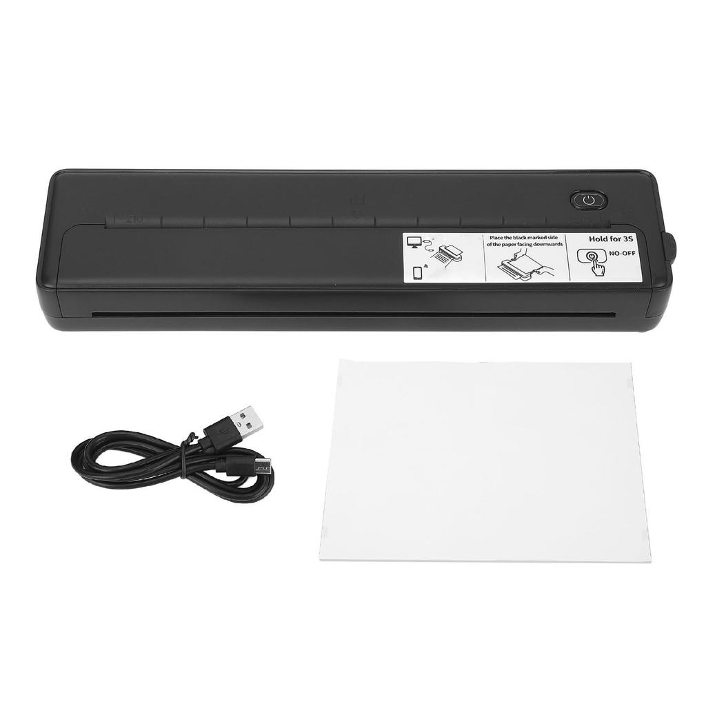 Bluethooth Thermal Printer A4 203DPI Multifunctional Portable Inkless Wireless Printer for Home and