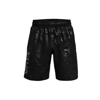 Textured Print Woven Training Shorts Men Shorts Black 1361432-001