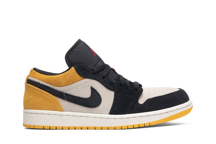 Jordan 1 Low Sail University Gold Black