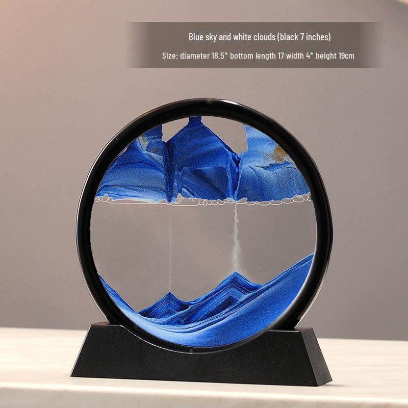 

Прикраса з пісочного годинника Пищаний пісок : Креативний декор робочого столу для вітальні, офісу чи кабінету