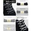 Reflective Polyester Shoelaces 120cm Long Anti Slip Woven Round Shoe Laces Replacement For Sneakers Casual Foowear