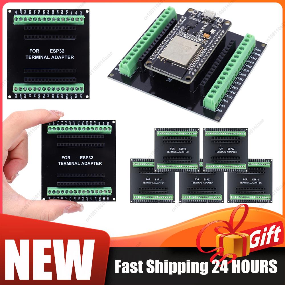 10-1PCS ESP32 Breakout Board GPIO 1 Into 2 + ESP32 CP2102 NodeMCU-32S Lua 30Pin GPIO WiFi+Bluetooth Dual-mode Development Board