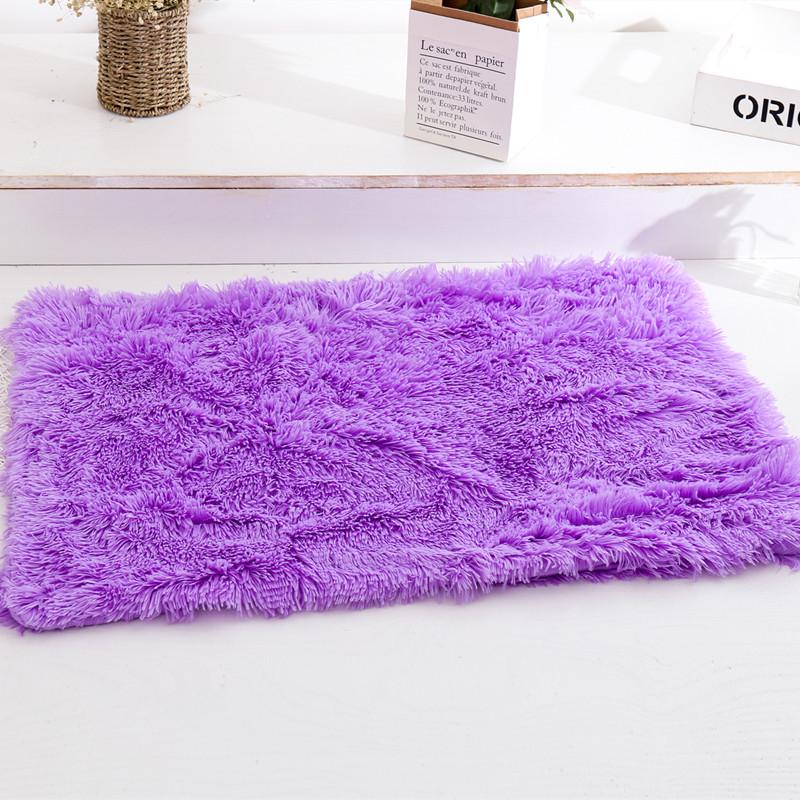 Double-Layer Plush Pet Blanket for Dogs & Cats - Warm, Comfortable Mat for All Sizes