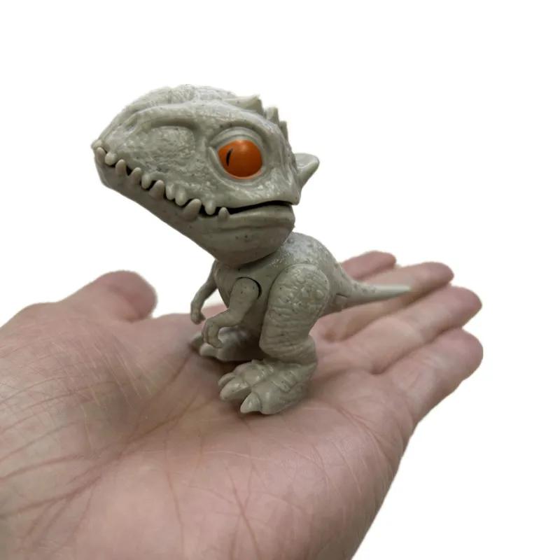 Bai Fen Bai Dolls And Toys Dinosaur Model Toys Movable Joints Finger Biting Simulation Animals Jurassic Dinosaurs For Children Interaction Educational Toy
