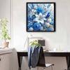 New Arrival 5D DIY Full Circle Diamond Painting "Blue Flowers and Birds" Embroidery Cross Stitch Home Decor Gift