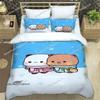 Cute Cartoon Bear Printed Bedding Sets Exquisite Bed Supplies Set Duvet Cover Bed Comforter Set Bedding Set Luxury Birthday Gift