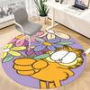 1pc Garfield Office Round Area Rug, Under Office Chairs Bedroom Living Room Home Decor, Room Deco