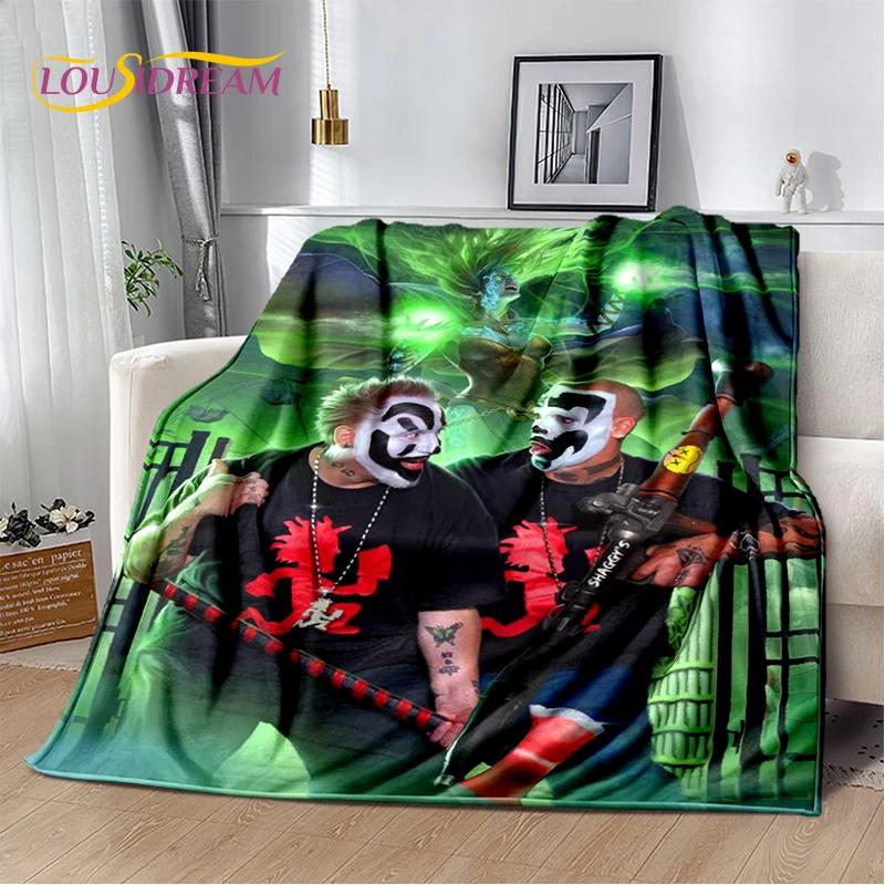 Icp Insane Clown Posse Juggalo Rap Metal Soft Flannel Blanket for Bed Bedroom Sofa Picnic,Throw Blanket for Cover Outdoors Gift