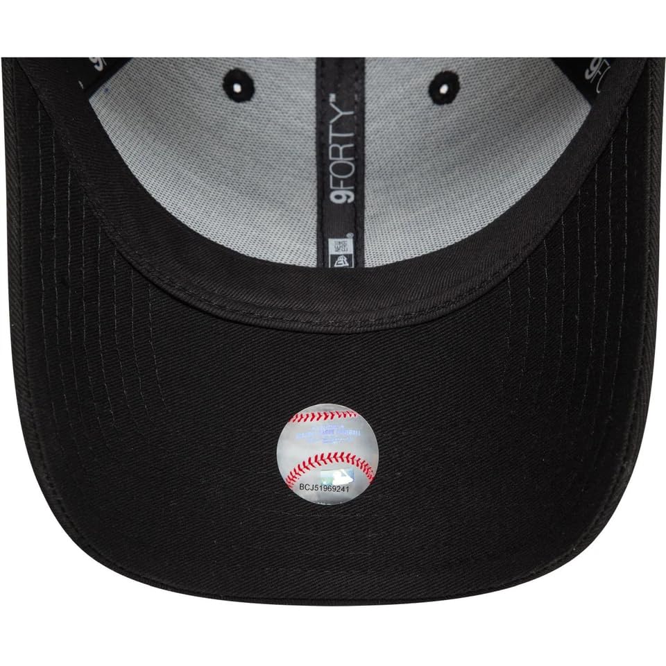 New Era 940 9FORTY Adjustable One Size Fits LA Cotton Baseball and Black x Cap, All, Cap, Gender-Free, Men's Women's (NY Beige) [Used]
