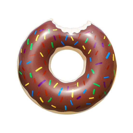 Adult Swim Ring Inflatable Strong Buoyancy Doughnut Shape Water Entertainment Summer Water Park