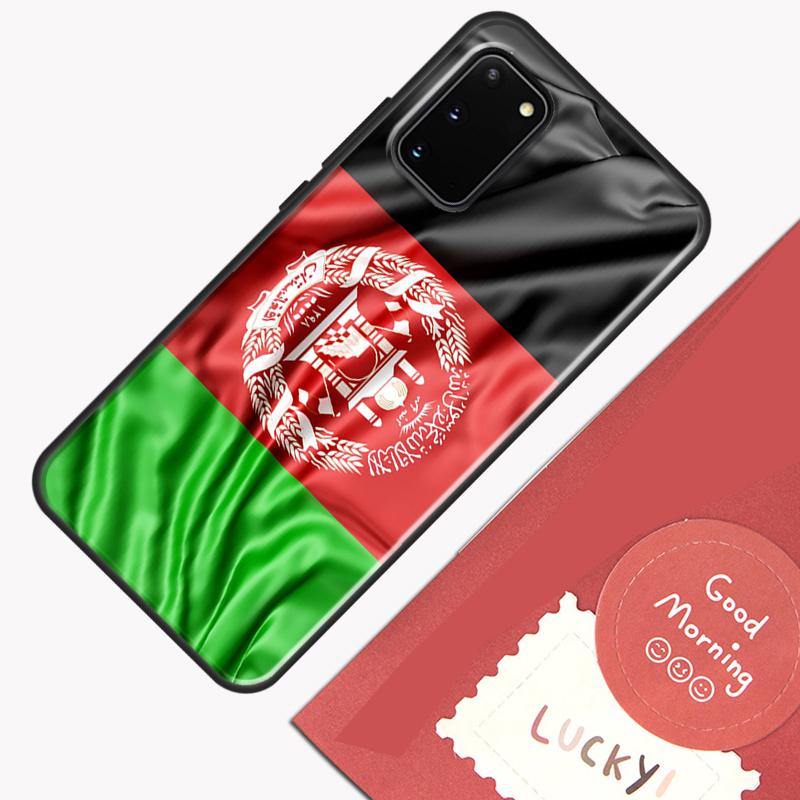 Flag of Afghanistan Phone Case For Samsung Galaxy S24 S26 Ultra S20 S21 S22 S23 S25 Plus S10 S25 FE Cover Shell