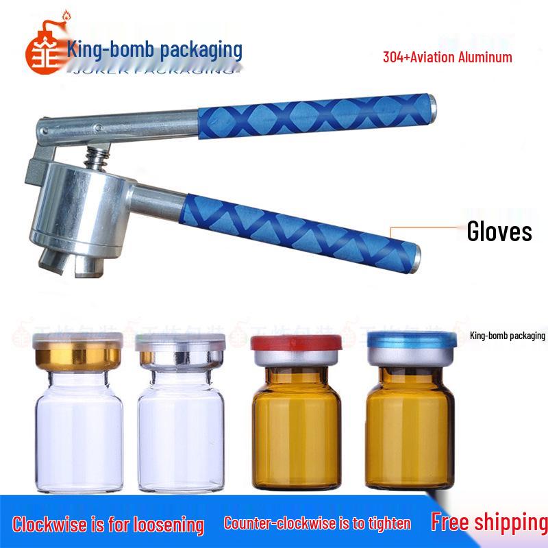 Westlin Stainless Steel Manual Snap-on Bottle Capper - 13/15/20mm Perfume Sealing Pliers