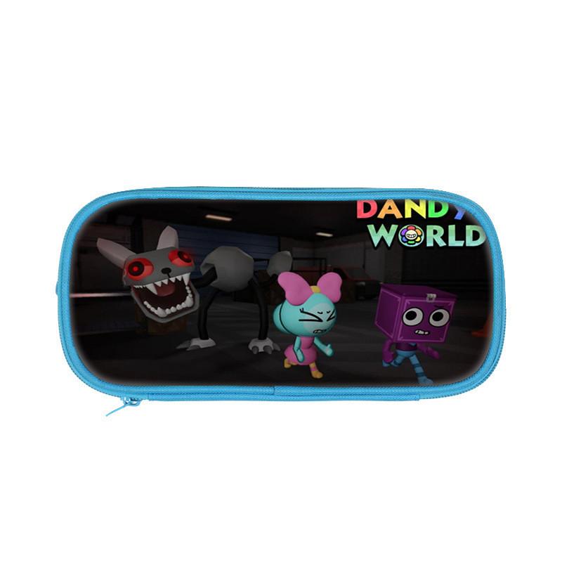 Astuccio Dandys World in Nylon con Ampio Spazio per Studenti e Bambini