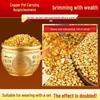 Chinese Brass Hundred Blessings Fortune Jar