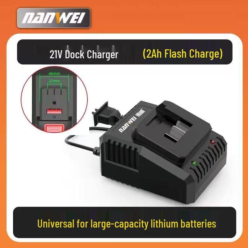 Nanwei 21V Lithium Angle Grinder & Drill Set with Charger & Battery