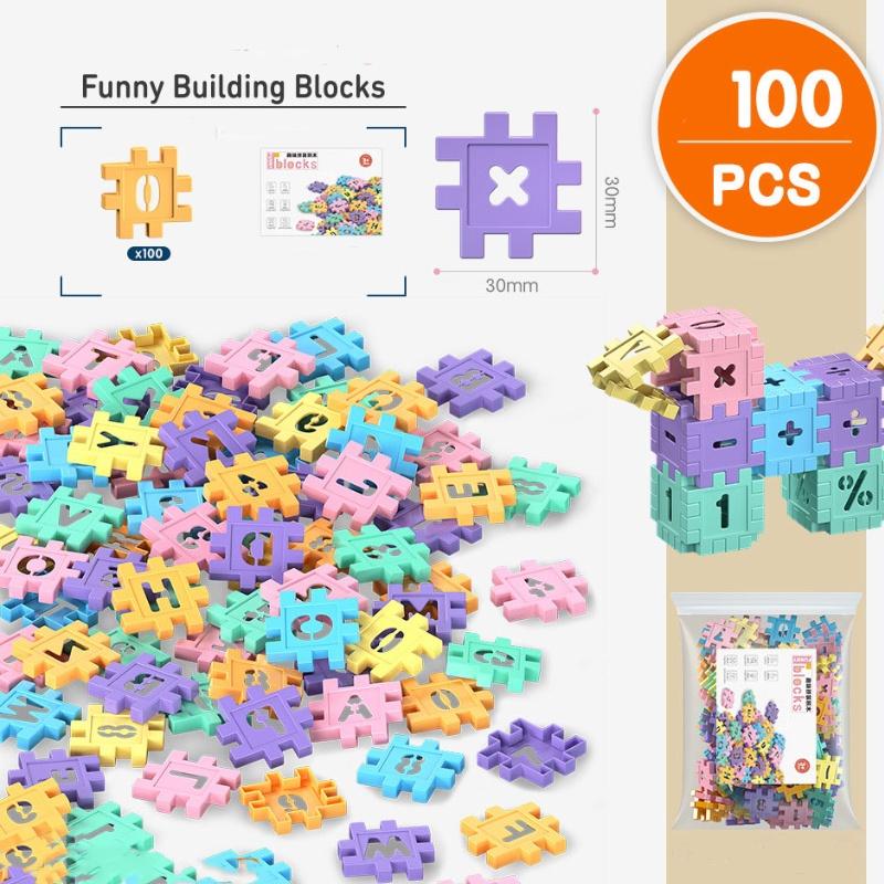 Colorful Macaron Building Blocks Fun And Educational Toy For Children 100pcs Bag