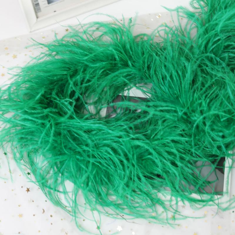 5 Layers Ostrich Top Encryption Thickened Feather Fleece Strip Catwalk Show Costume Decorative Ostrich Feather Strip