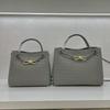New Genuine Leather Women's Bag Fashion Retro Hand Woven Women's Handheld Single Shoulder Diagonal Cross Bag