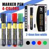 Hot Sale 12pcs Large-Capacity Marker,2-4mm Nib,Permanent Markers,Quick Drying,Logistics Marker Pen Courier Box Marker Pen