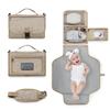 3 In 1 Diaper Changing Pad Portable Baby Changing Pad with Pockets Waterproof Travel Diaper Changing Hand Folding Diaper Bag