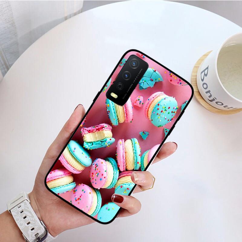 Macaron Handyhülle für VIVO Y31 Y21S Y21 Y15S Y53S Y11S Y12 V21 V21E Y20 Y70 1907 V17Neo Y21S Y33S Y72