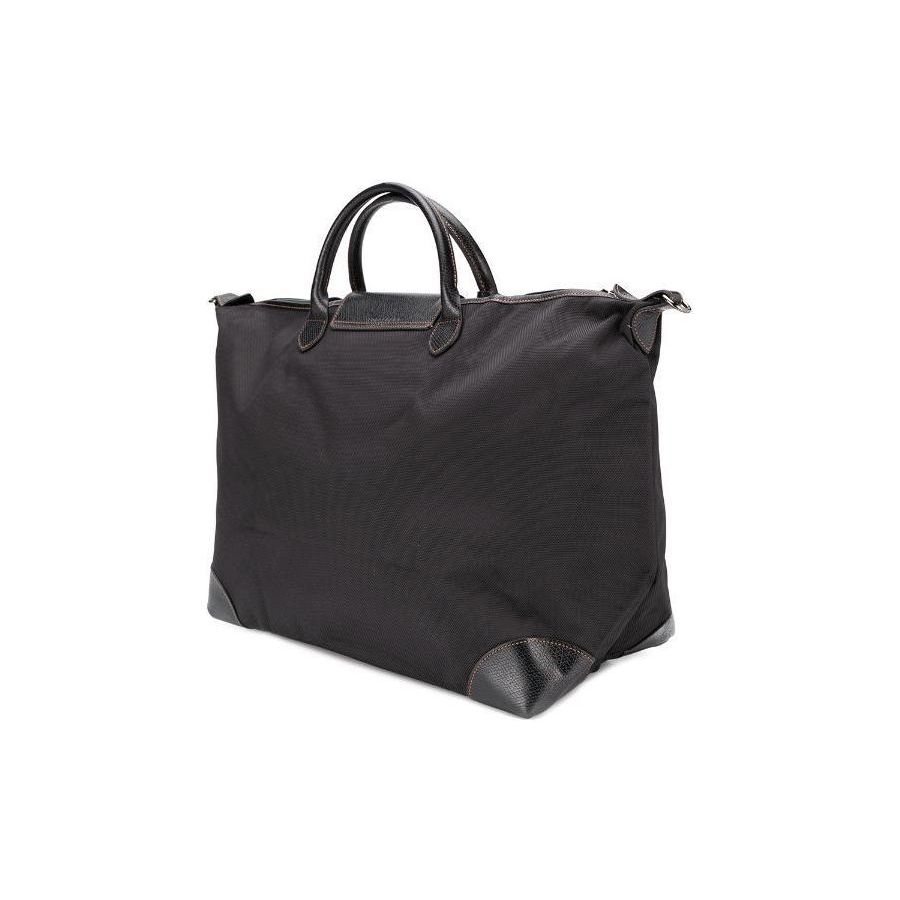 Longchamp Boxford 45 Short Handle Casual Fabric Dumpling Bag Shoulder Tote Large Unisex bags Black 1624080001