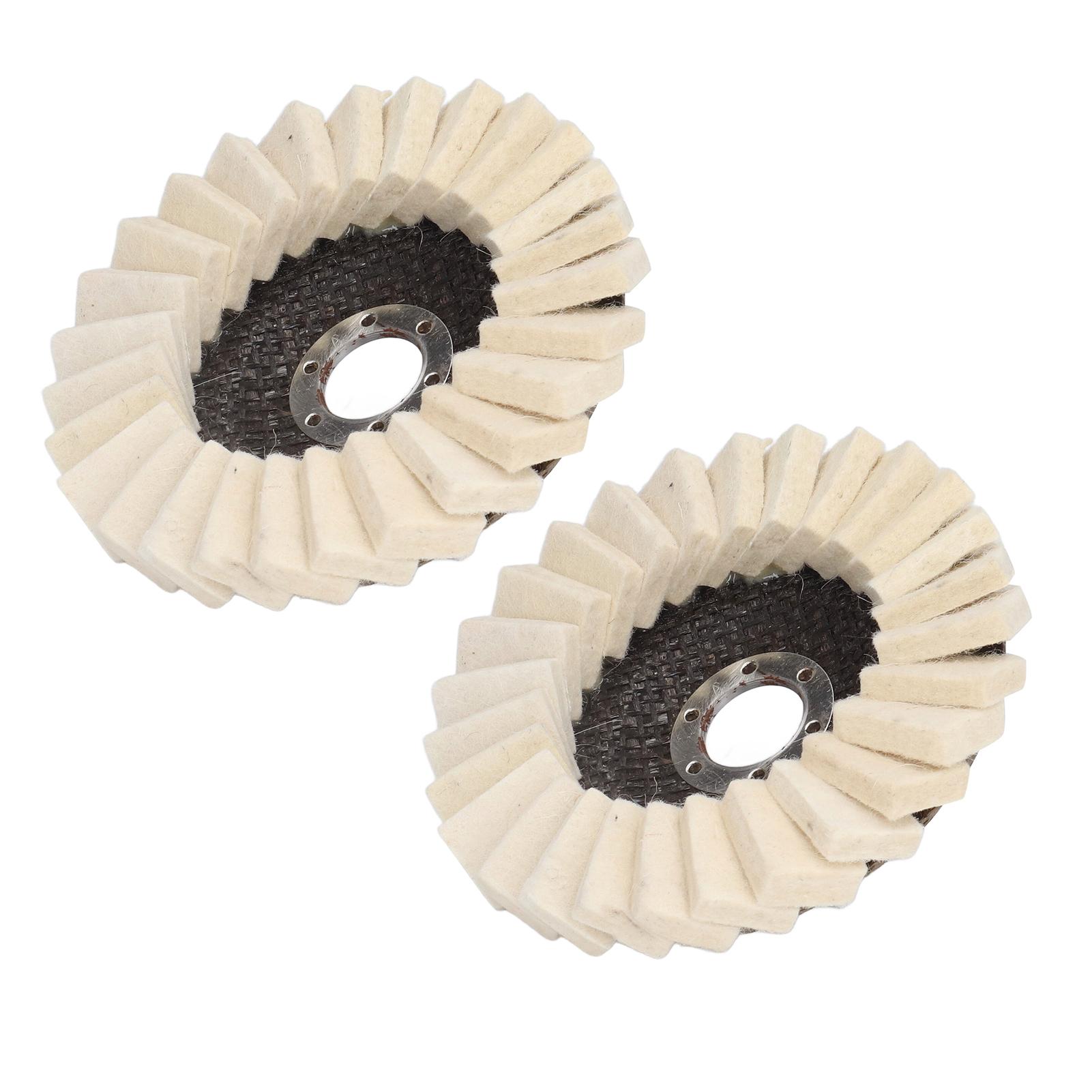 

2 шт. 5-дюймовый шлифовальный диск, волнообразный, полировальный круг из войлока, аксессуары для роторной полировальной машины