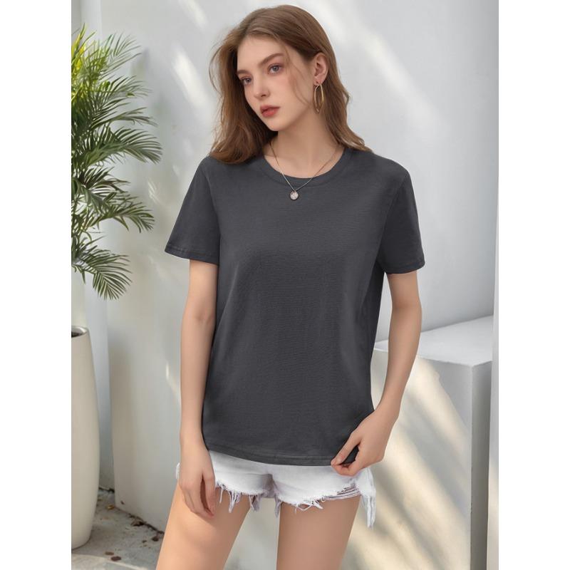 Women's Summer New Casual Top Loose Round Neck Short Sleeve T-shirt