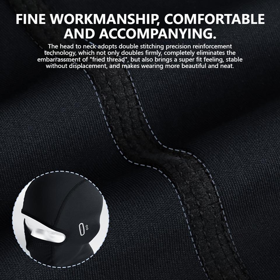 Getinfit Motorcycle Headgear Helmet Inner Lining Mouth The Nose Breathable Windproof Lock In Temperature Keep Warm Cycling Mask