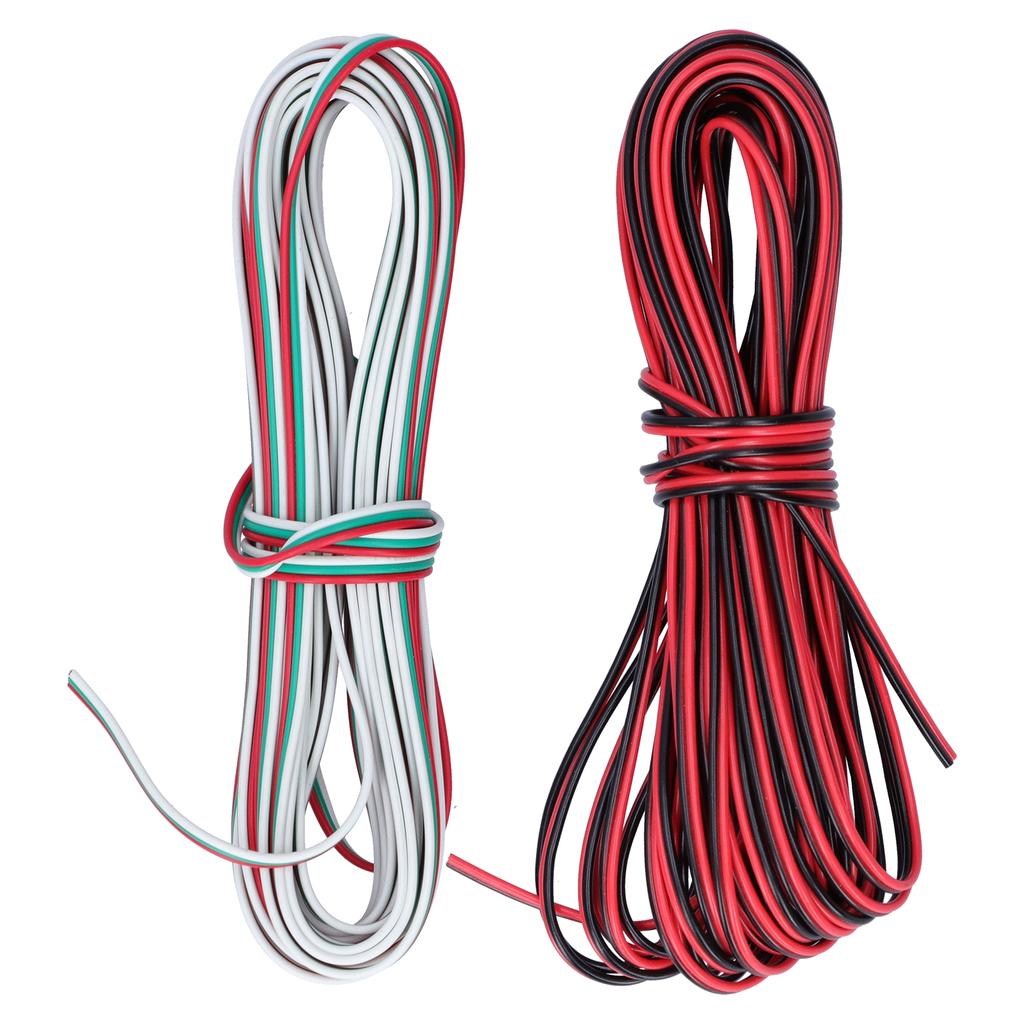 RGB Extension Connector Wire LED Strip Cable Connecting Cord 2Pin 3Pin Interface Lighting Parts