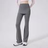 Nep Twee Delige Hoge Taille Licht Uitlopende Broek met Heupbedekkende Rok voor Dames Hardlopen, Dans Training, Pilates Sportbroek
