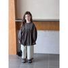 Kids Girls Lace Trim Straight Leg Solid Casual Daily Long Pants