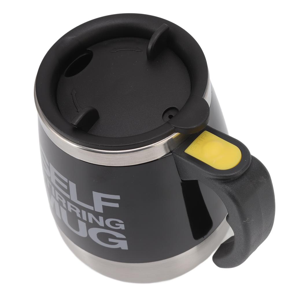 Automatic Stirring Mug 400ml Stainless Steel Liner Battery Powered Electric Mixing Cup for Travel