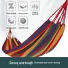 Makizaza Outdoor Rainbow Canvas Hammock
