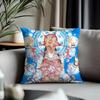 Viral SShintaro Kagoied Cushion Cover Antidustmite Pillowcase Invisible Zipper Silky Short Plush Sofa Cushion Cover