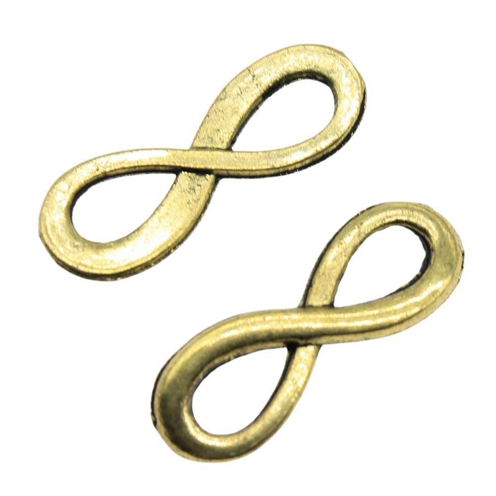 Accessories Parts Infinity Heart Love Connector Minimalist Jewelry Components QA027