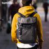 Tomtoc Laptop Backpack for Men, Large Capacity Flip-Top Notebook Bag, Lightweight Student Bookbag for Travel And Leisure, 16-Inch